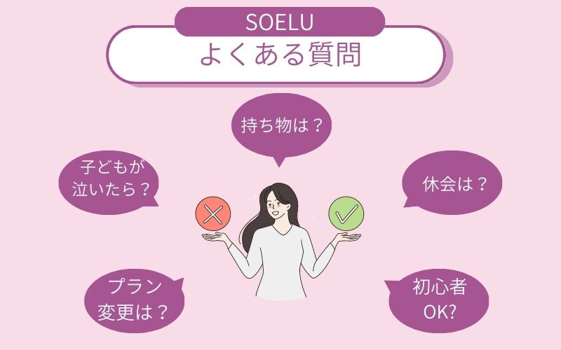 SOELU(ソエル)オンラインヨガでよくある質問